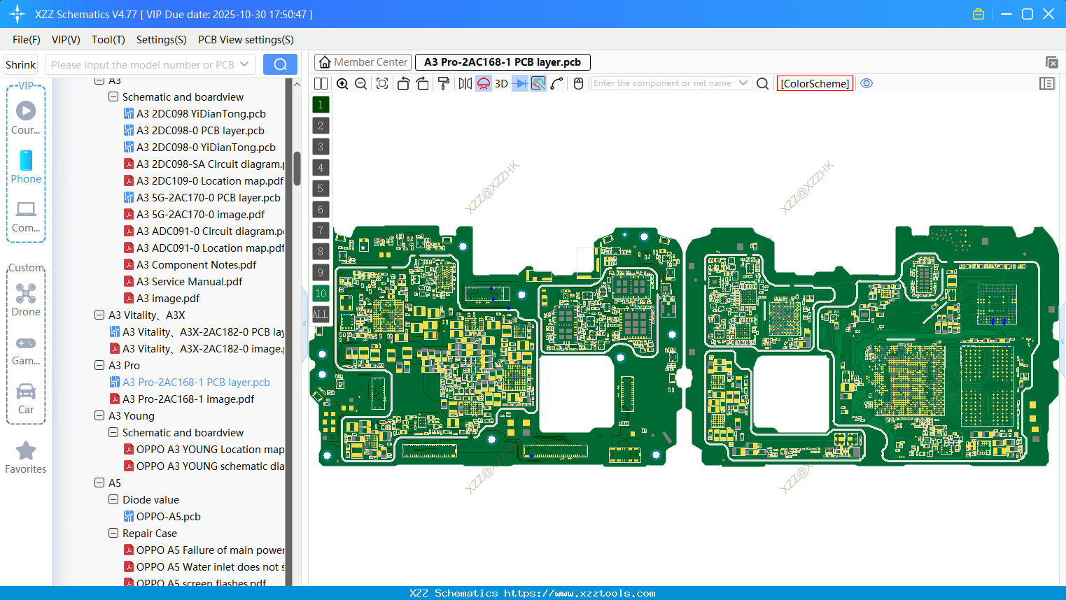 OPPO A3 Pro-2AC168-1 PCB Layer